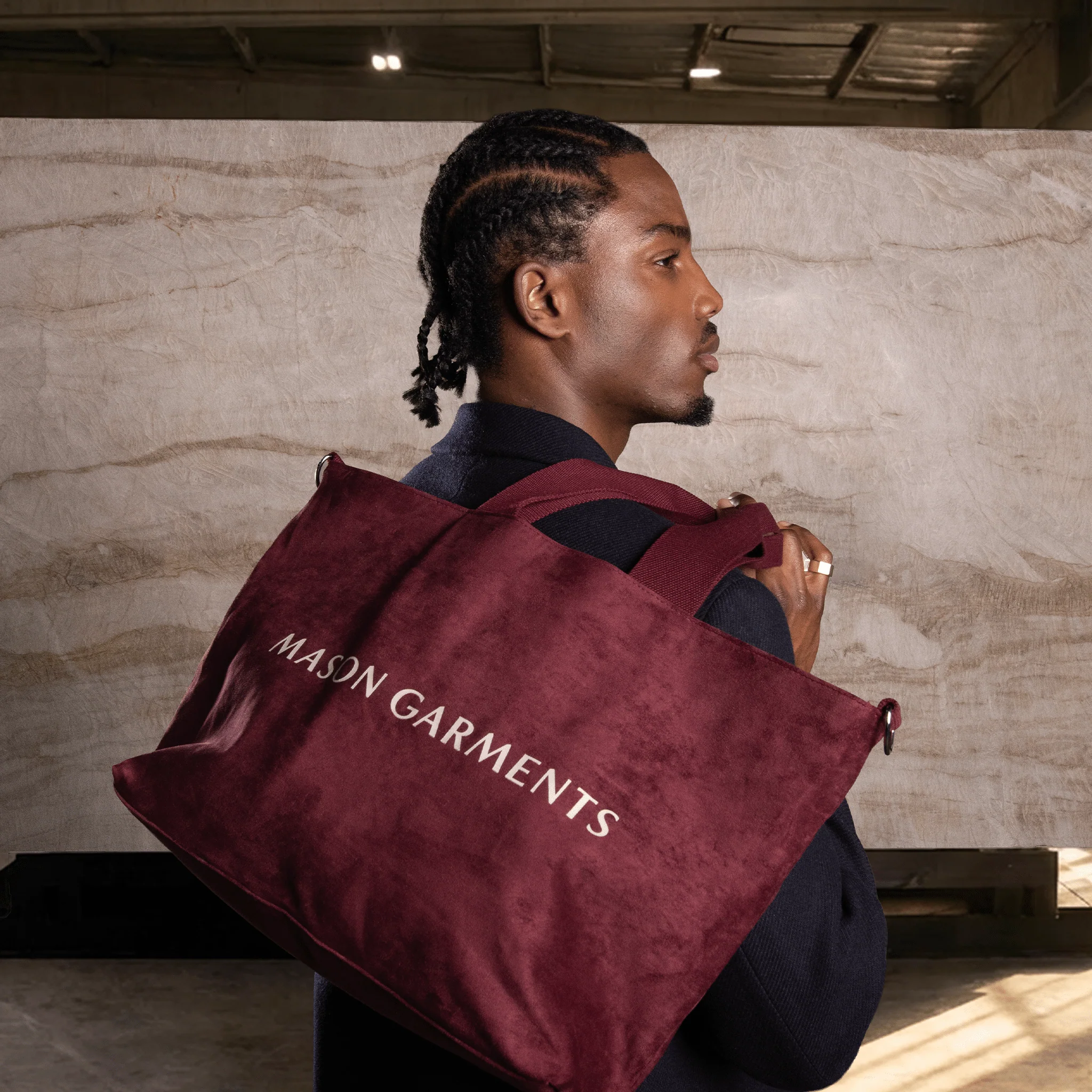 Tote Bag Medium Bordo - Image 9